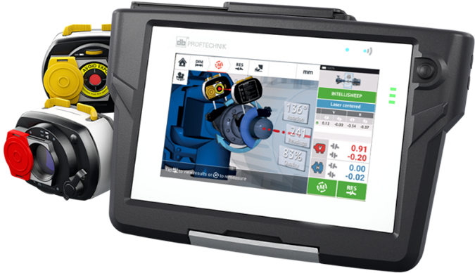 Rotalign - system osiowania laserowego firmy Pruftechnik